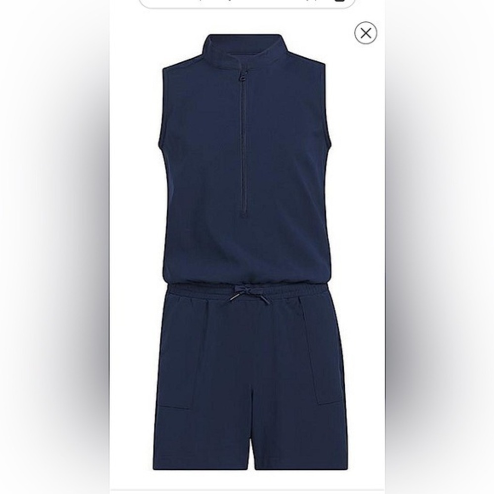 Adidas Navy Golf Romper Jumpsuit